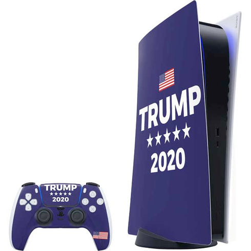 Trump 2020 Blue PlayStation PS5 Skins